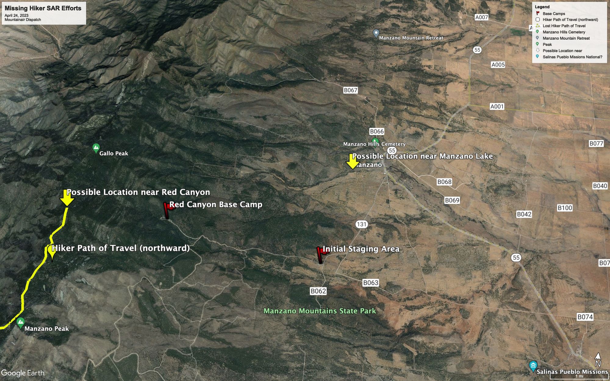 Volunteers Rescue Lost Hiker in Manzano Mountains