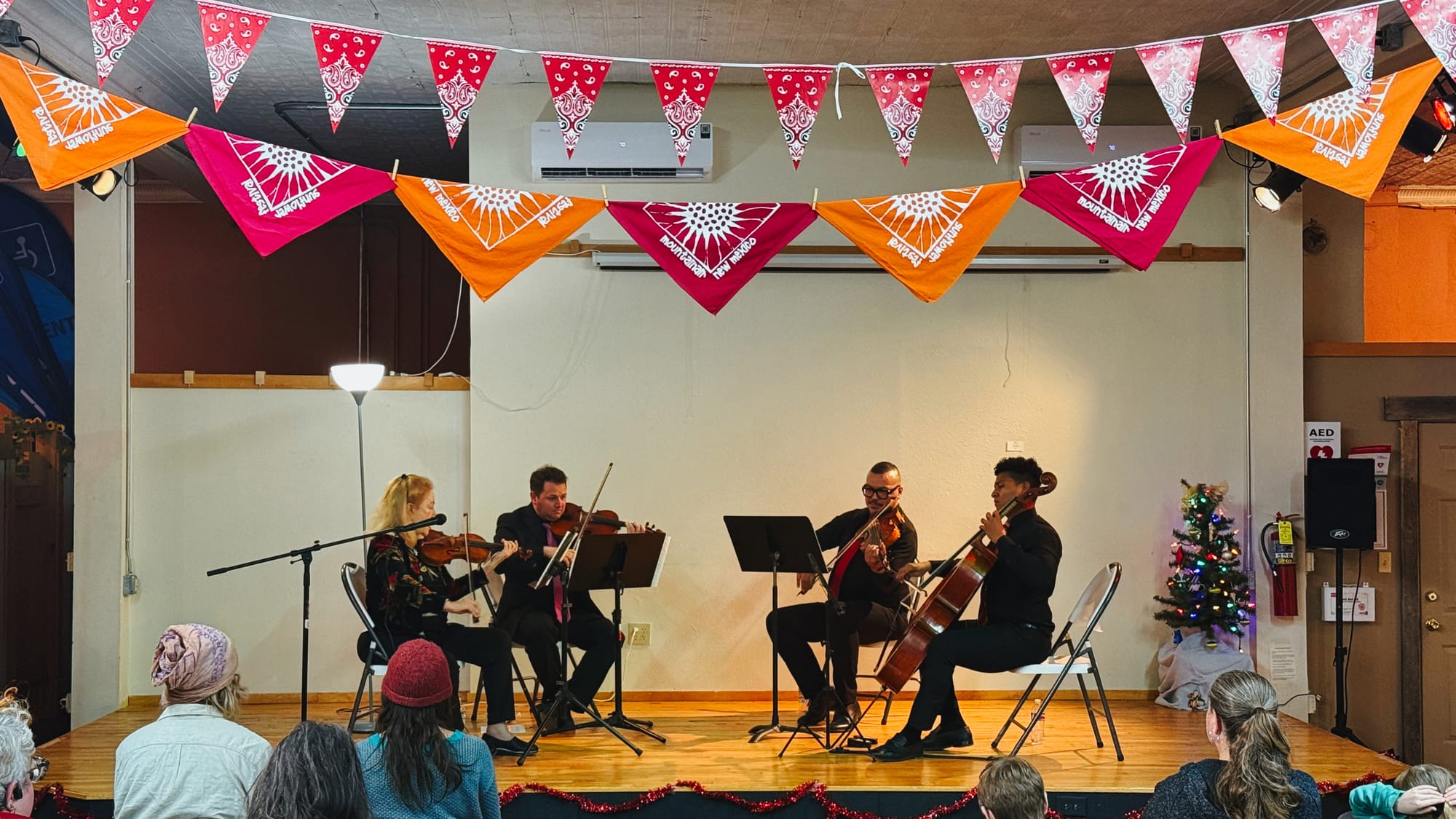 Chamber ensemble brings music, history, and holiday warmth to Mountainair