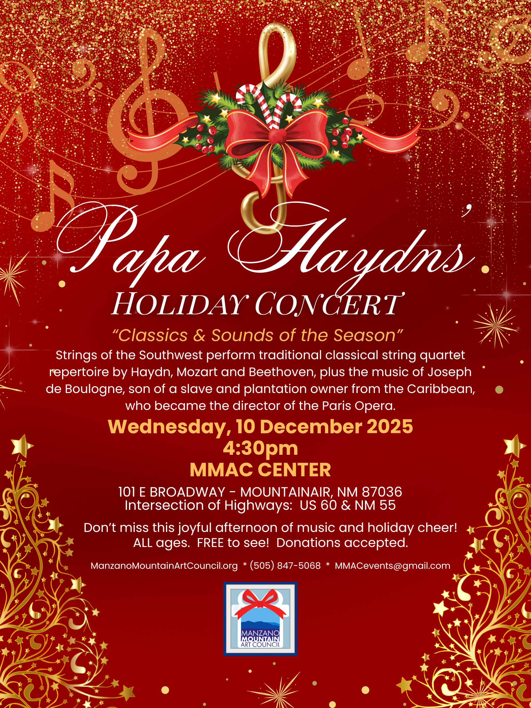 Papa Haydn's Holiday Concert: Classics & Sounds of the Season
