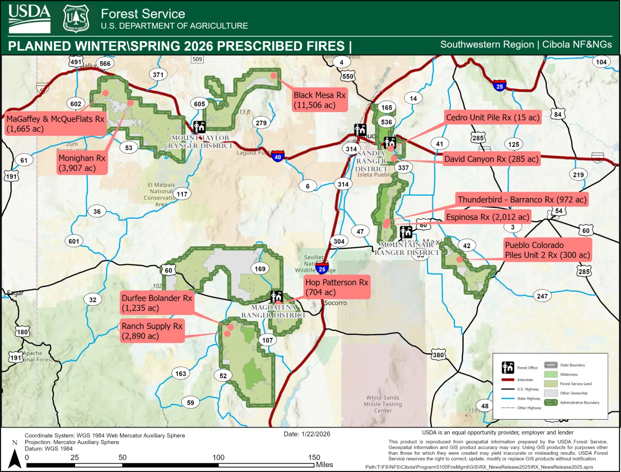 USFS and NPS Prepare Prescribed Burns