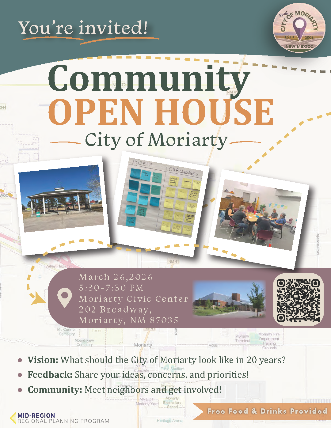 Moriarty Community Open House Event