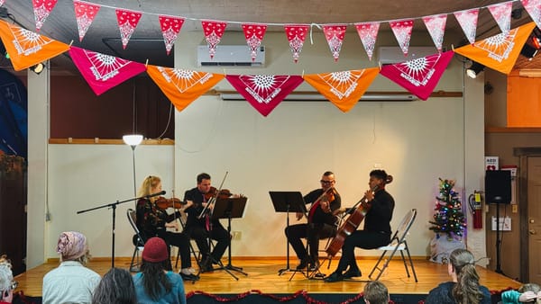 Chamber ensemble brings music, history, and holiday warmth to Mountainair